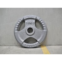 KBA Cast Iron Tri Grip Weight Plate 10KG (SINGLE)