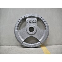 KBA Cast Iron Tri Grip Weight Plate 15KG (SINGLE)