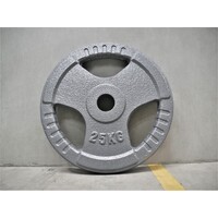 KBA Cast Iron Tri Grip Weight Plate 25KG (SINGLE)
