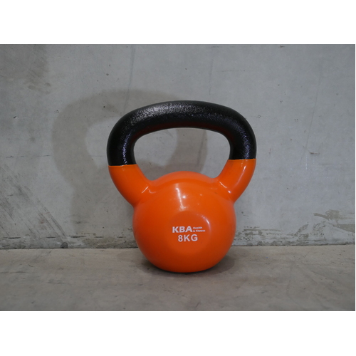 KBA Vinyl Dipped Kettlebell 8KG