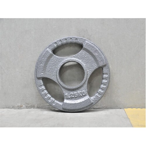 KBA Cast Iron Tri Grip Weight Plate 1.25KG (SINGLE)
