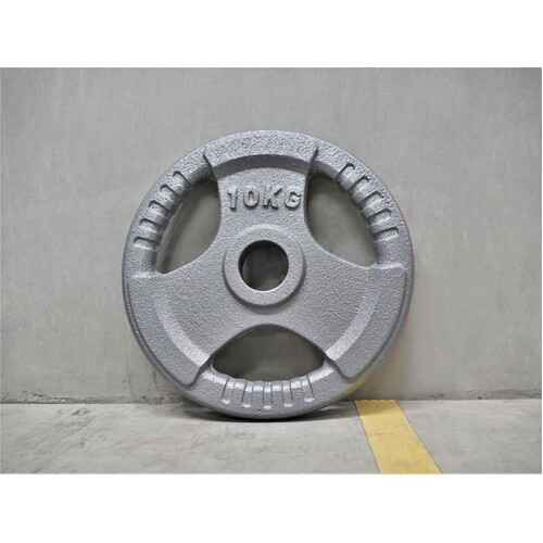 KBA Cast Iron Tri Grip Weight Plate 10KG (SINGLE)