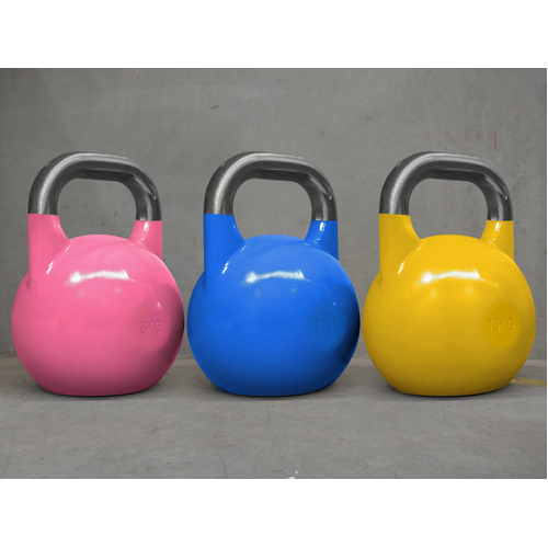 KBA Steel Kettlebell Pack 3PCS (8KG + 12KG + 16KG)